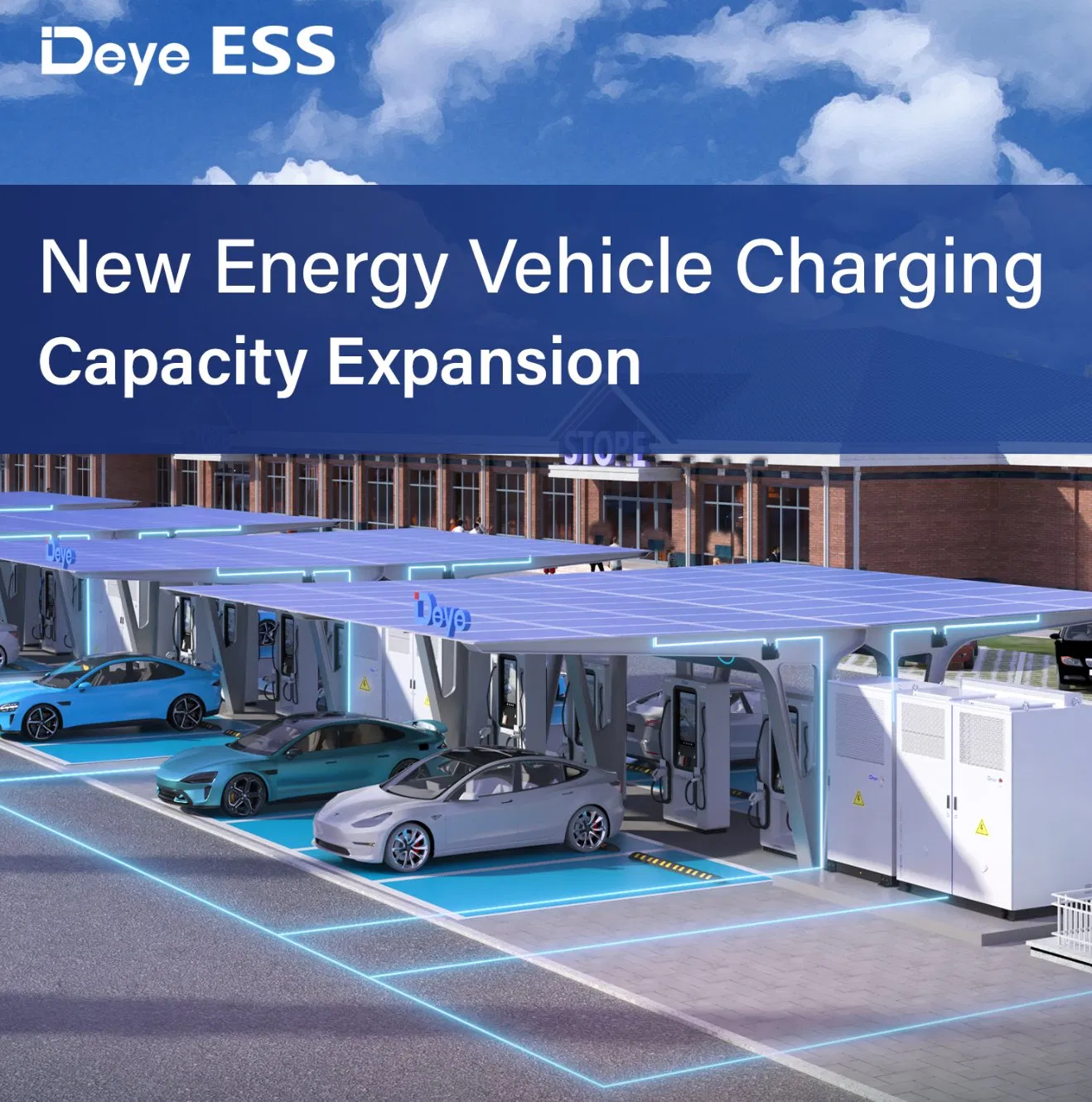 Deye Ess Ms-LC430-2h2 Manufacturer Commercial Solar Energy LiFePO4 Lithium Battery Storage Cabinet