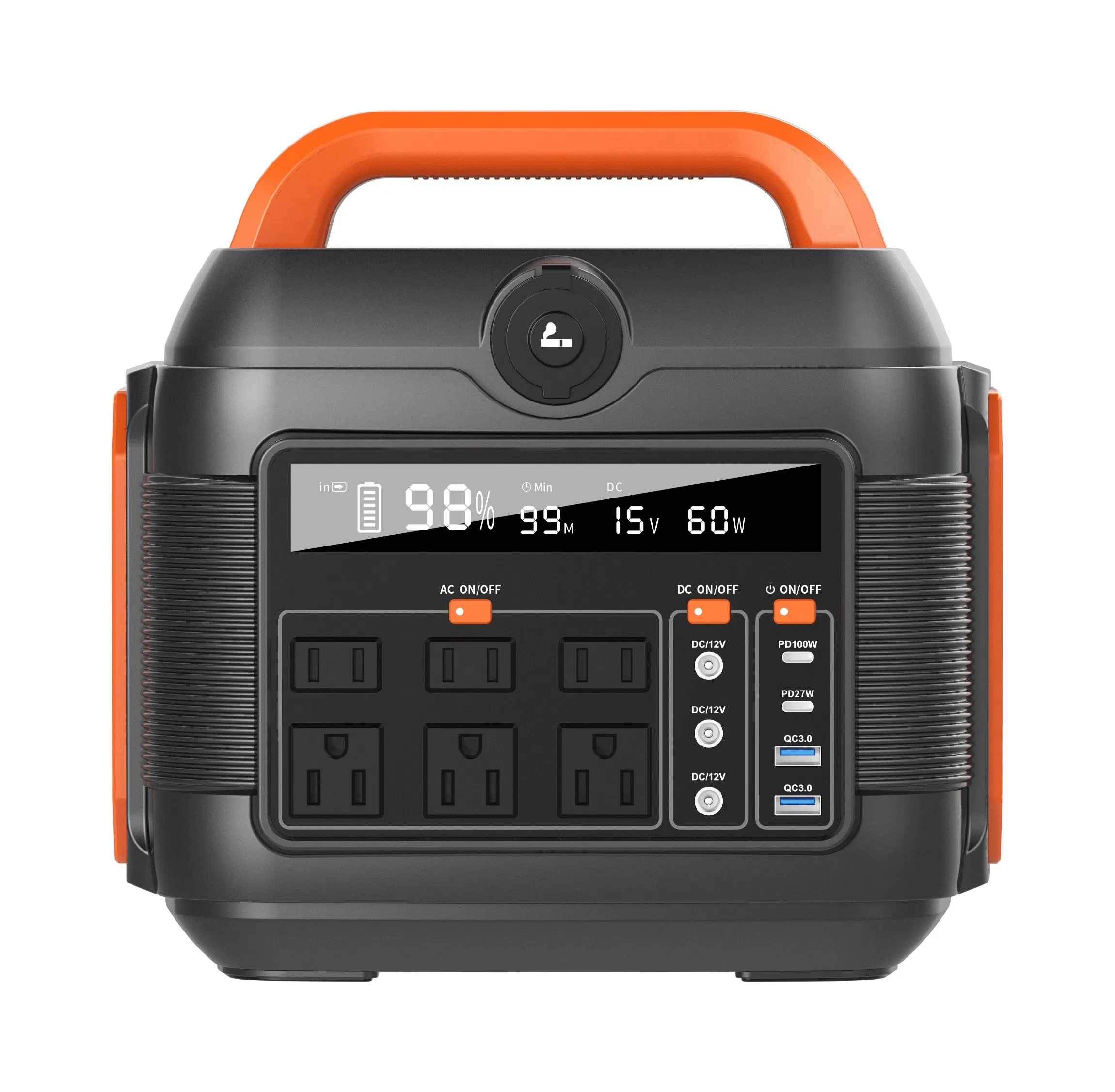 Hot-Sale Portable Power Station 600W 160000mAh/576wh Solar Power Supply Emergency Storage Battery Outdoor Home Generator