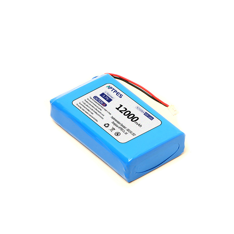 Rechargeable 3.7V 12000mAh Li Polymer Battery for Smart Home Backup Power