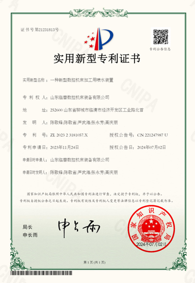 SLMN Patent Certificate 8