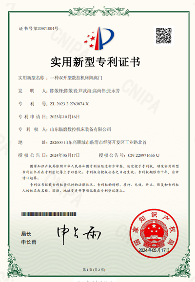 SLMN Patent Certificate 6