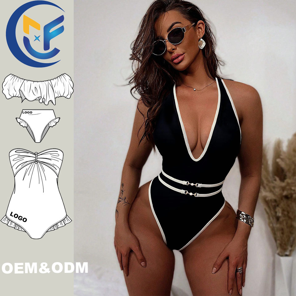 Custom Logo One Piece Swimsuit Kids Swimming Clothes Recycled Fabric Bathing Suit Summer Beachwear