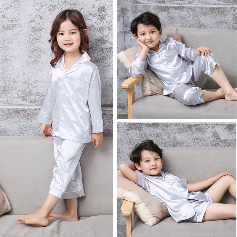 Little Kid Sleepwears Set Pjs Clothes Short Sleeve
