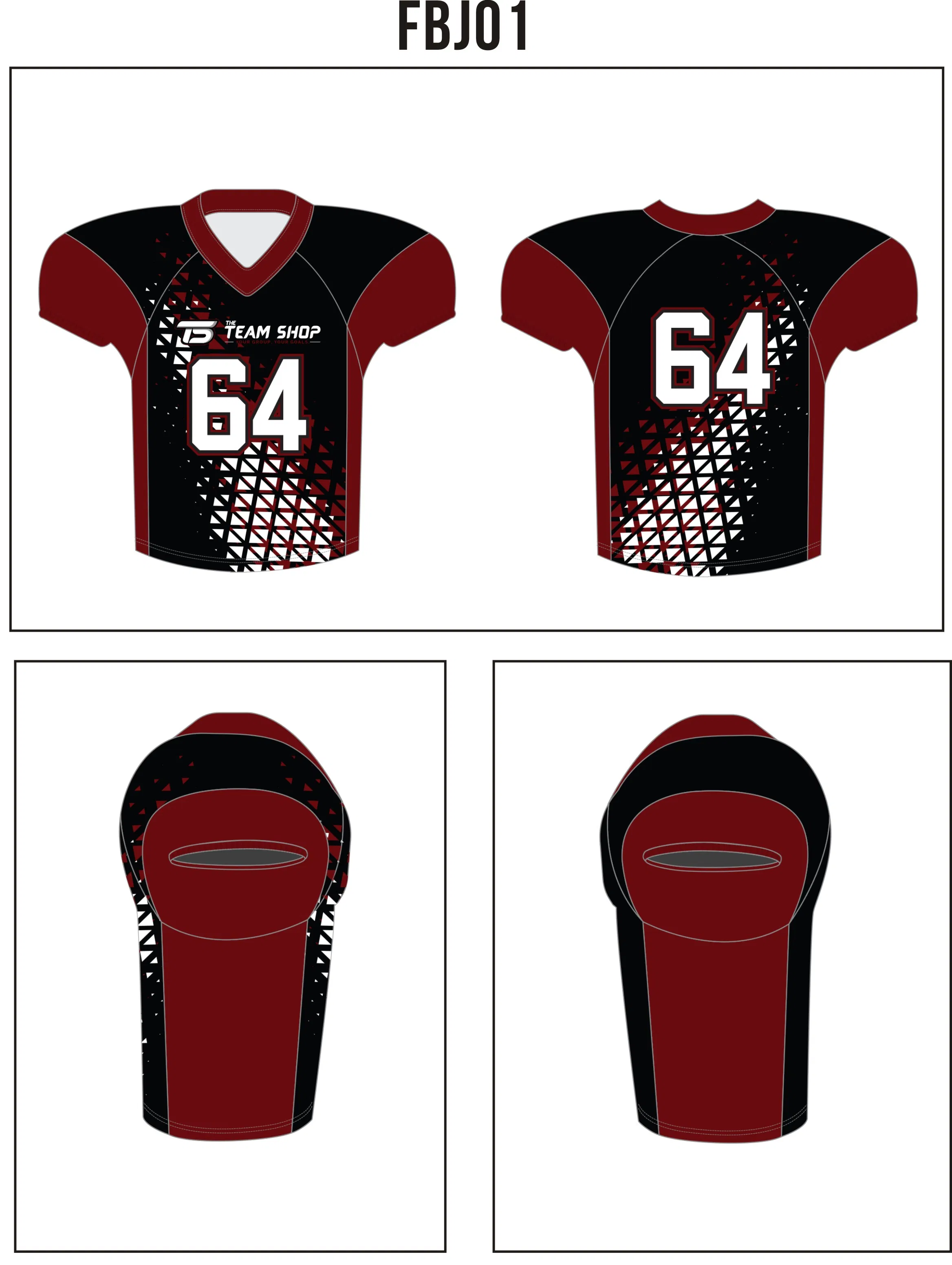 Red and White 24/25 Practice Football Jersey Men's Retro Apparel