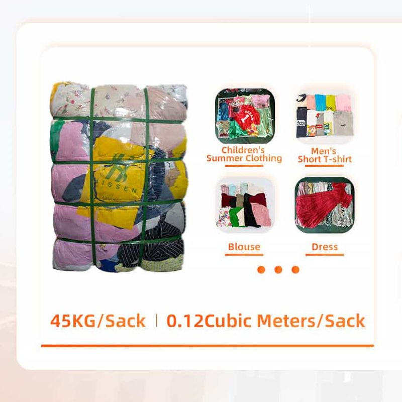 Factory Direct First Grade Korean Summer Mixed Thrift Used Clothes Bales for Ladies Used Long Dresses Plus Size From UK Canada