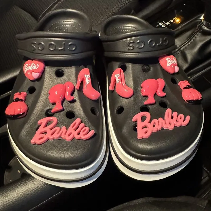 DIY Fashion Sweet Cute Pink All-Match Daily Clogs Accessories