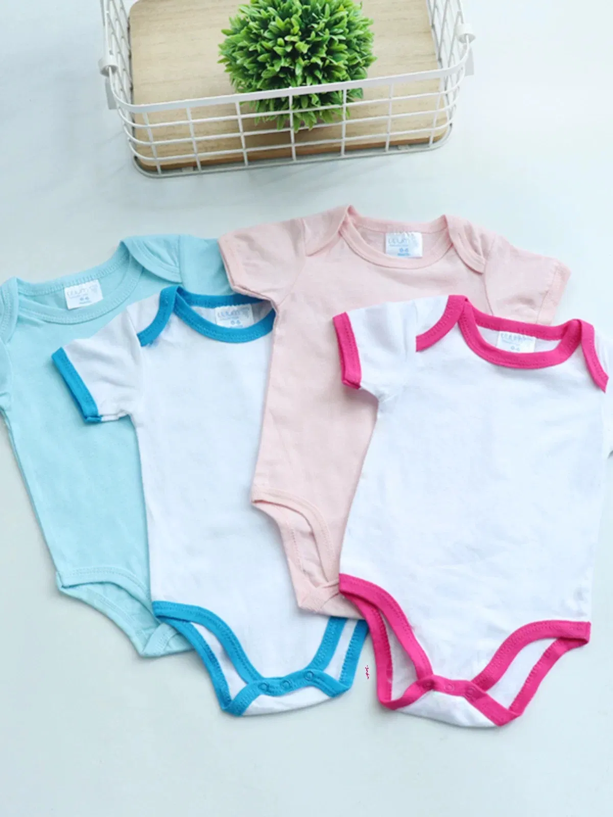Bamboo One Piece Short Sleeve Bodysuit Baby Onesies Apparel