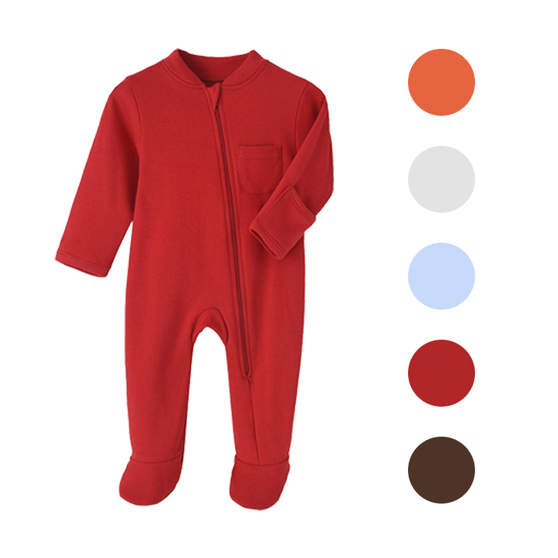 Custom Kids Wear Long Sleeve Baby Clothes Cotton Foldable Cuff Baby Products