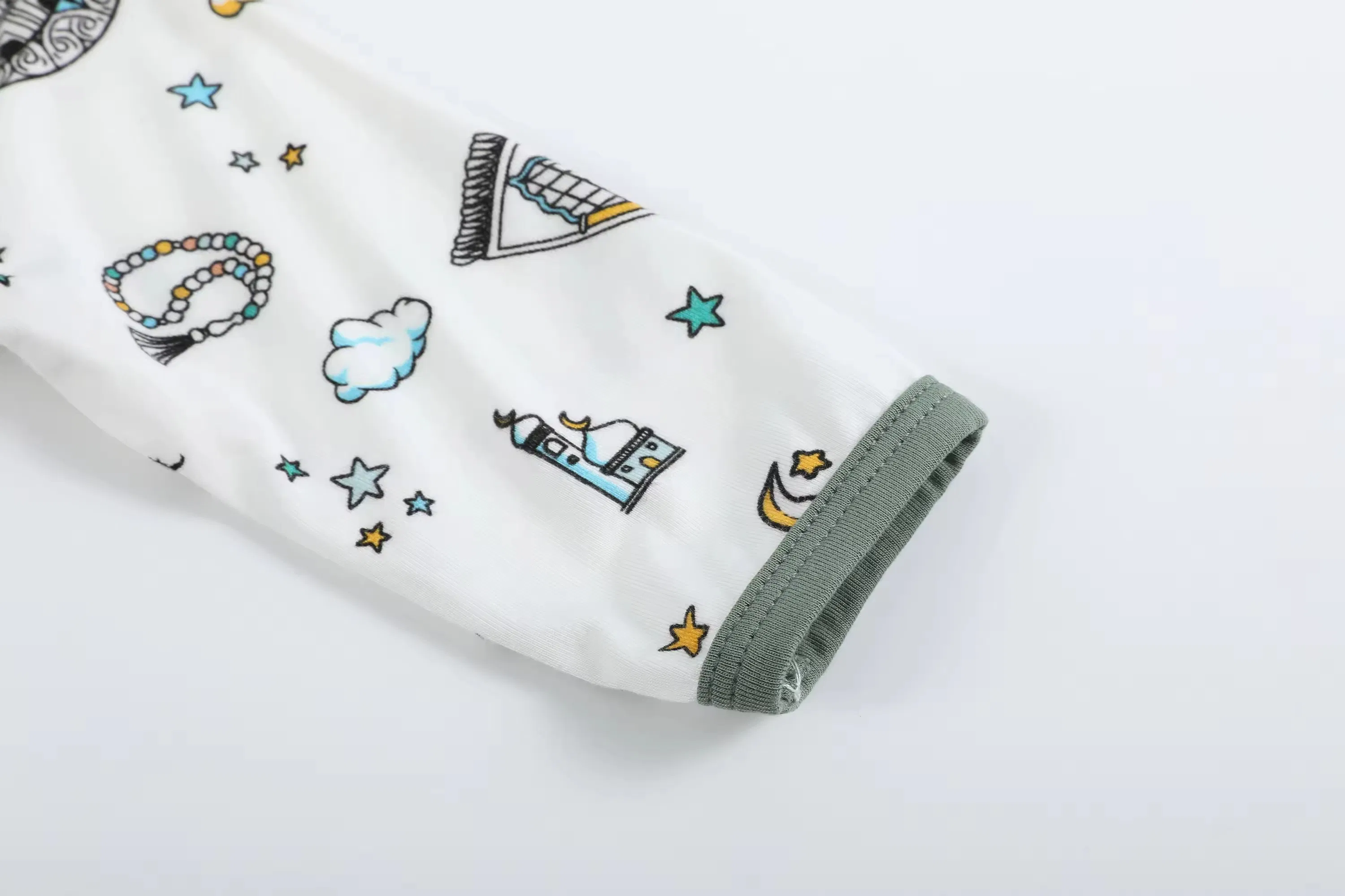 Hot Selling Girl Boy Clothes Printed Magnet Sustainable Toddle Footie Baby Bamboo Romper