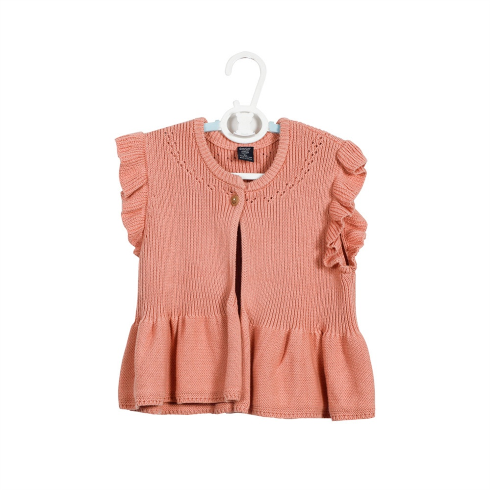 Warm Considerate Small Flightless Sleeve Kid Baby Woven Dress Clothes