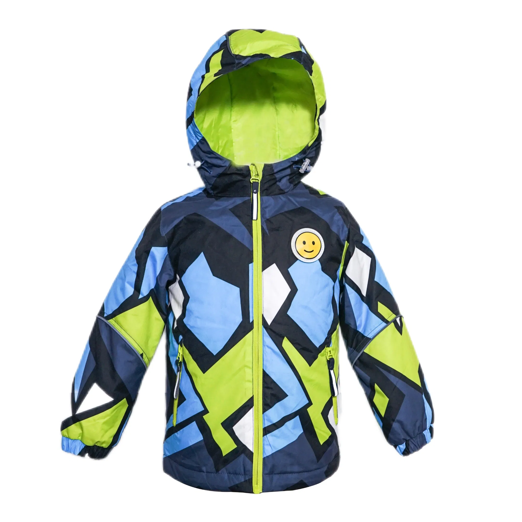 Kid's Padding with Hooded Jacket, Waterproof Jacket Children Clothing