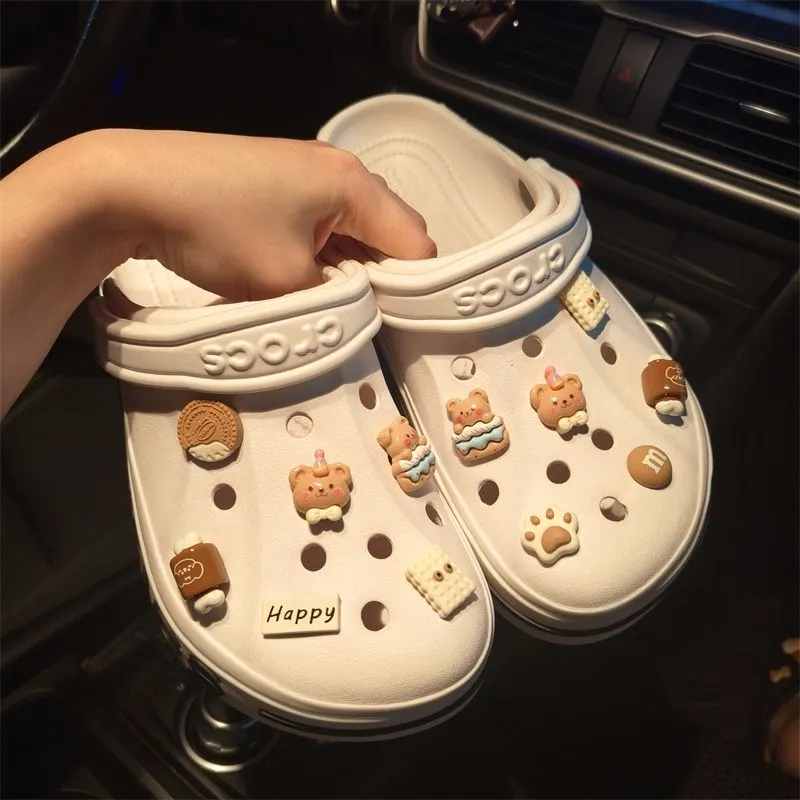 Pink Clogs Accessories Detail 5