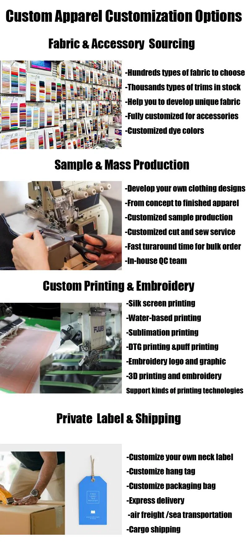 Customization Services