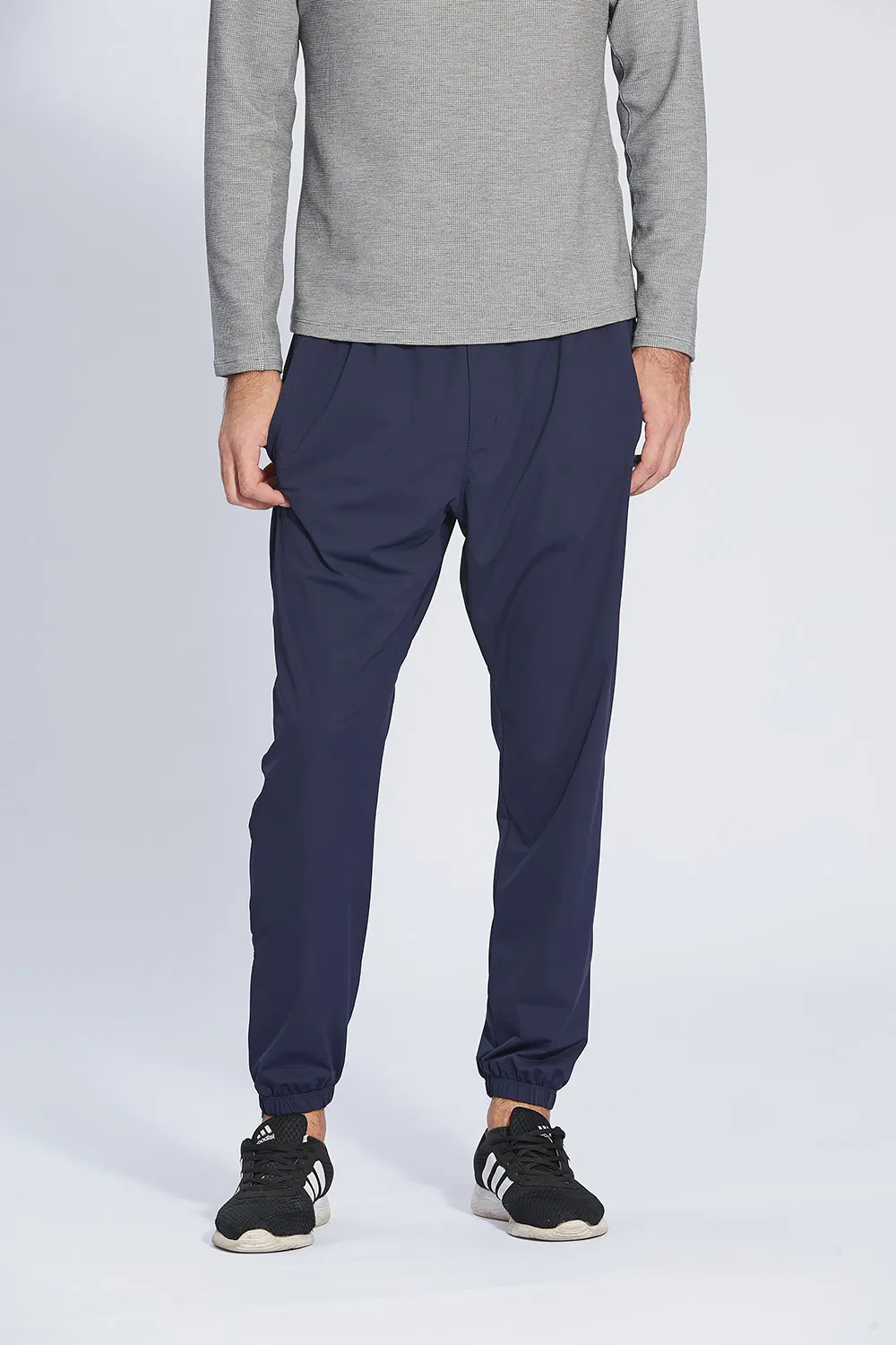 Wholesale Custom Fitness Gym Sportswear Zipper Sports Wear Men Joggers Mens Joggers Casual Pants