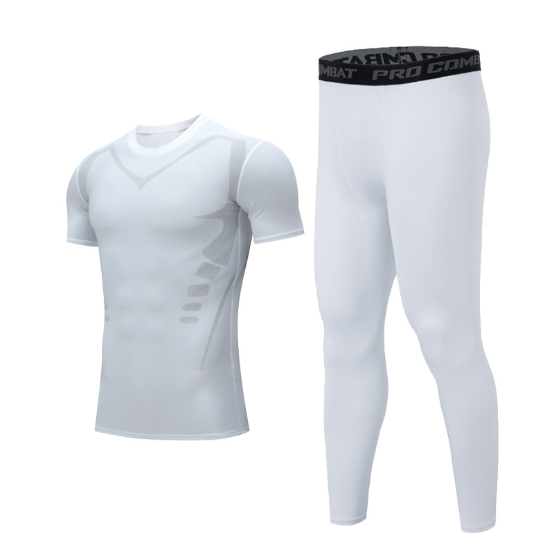 Custom Wholsale Quick Dry Fitness Gym Running Sports Wear Set for Men