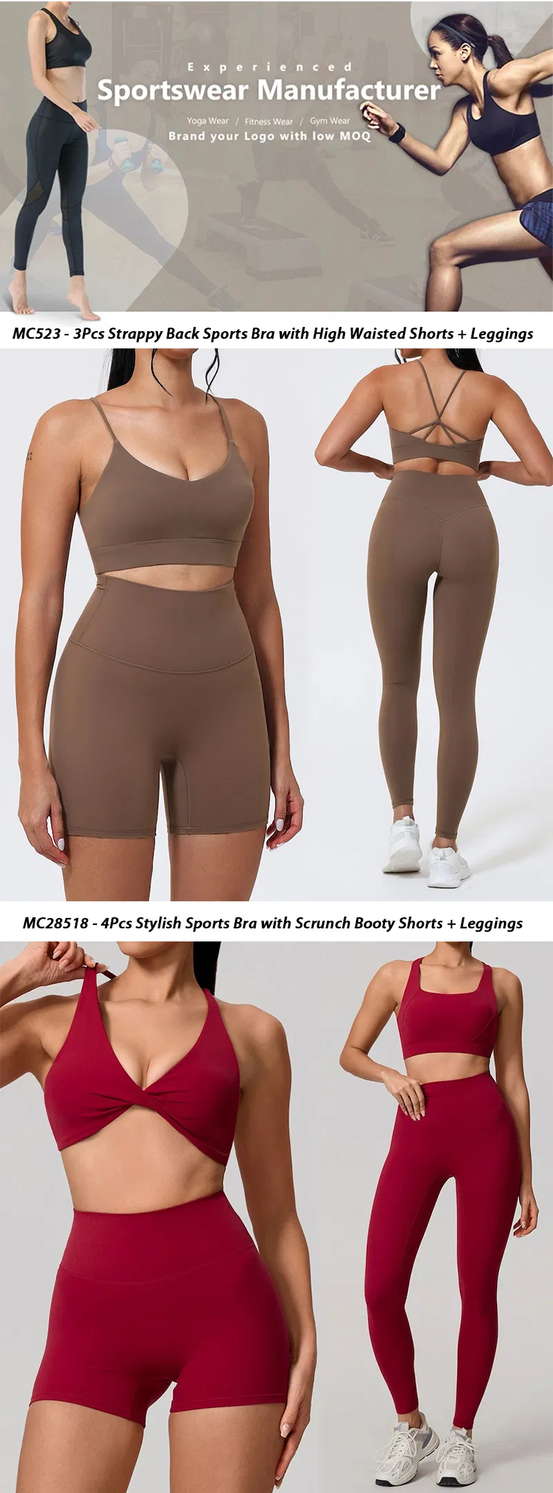 Strappy Back Gym Set