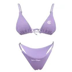 2023 Swimwear Beachwear Women Bikini Fashion 3 Pieces Sexy Print Beach Coverup Swimsuit Bikinis &amp; Beachwear Halter Bikini Set