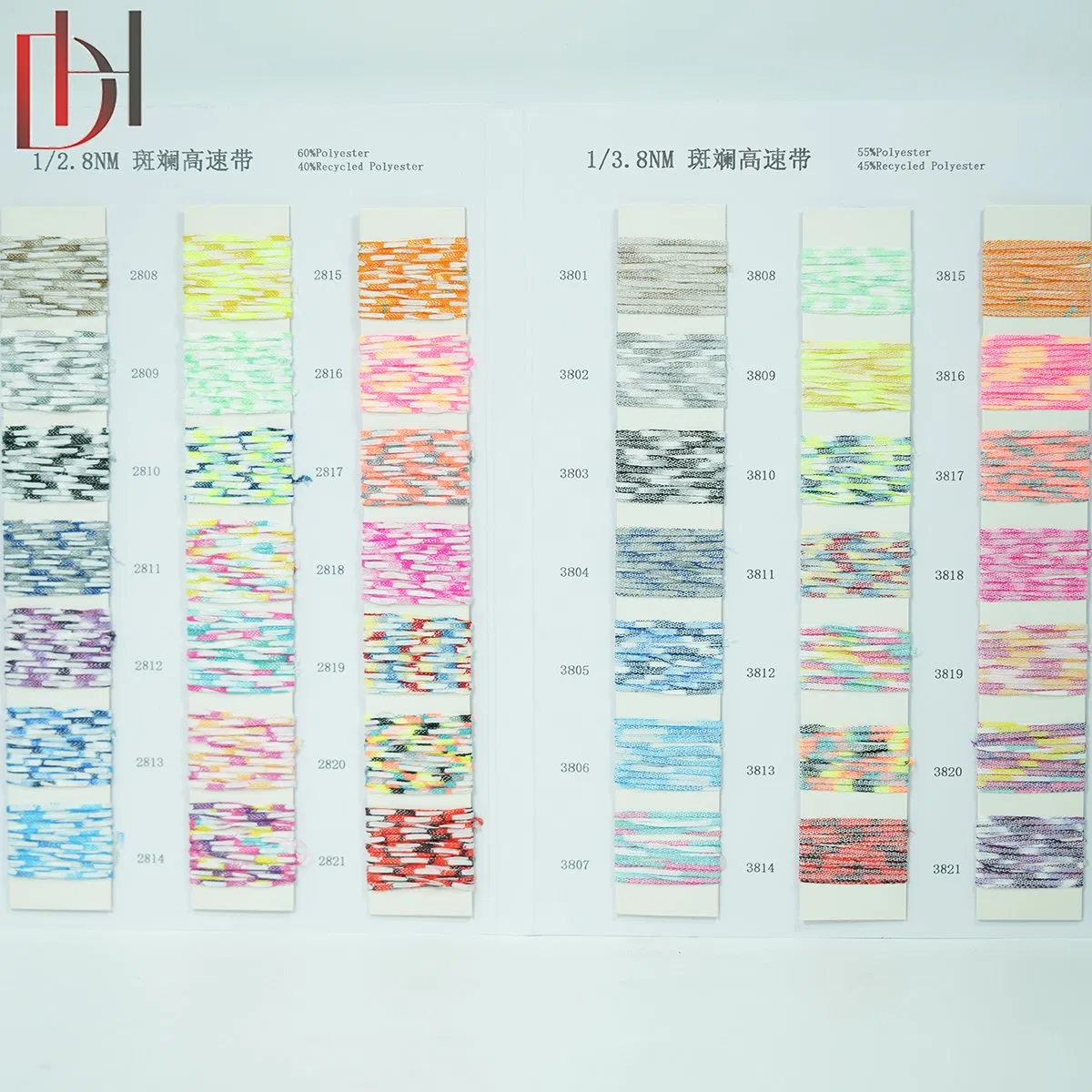 Sustainable Textile Manufacturing Supply Recycled Polyester Colorful High-Speed Yarn for Fashion apparel