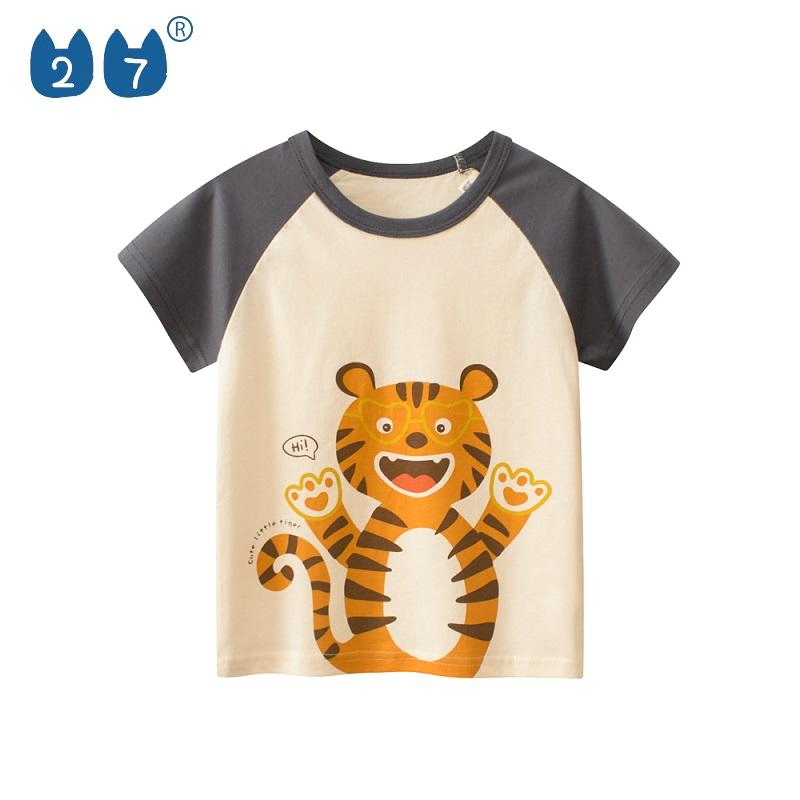 Hot Sale Custom Printing Toddlers T Shirts Summer Kids T Shirts Cotton Boys Children Clothing