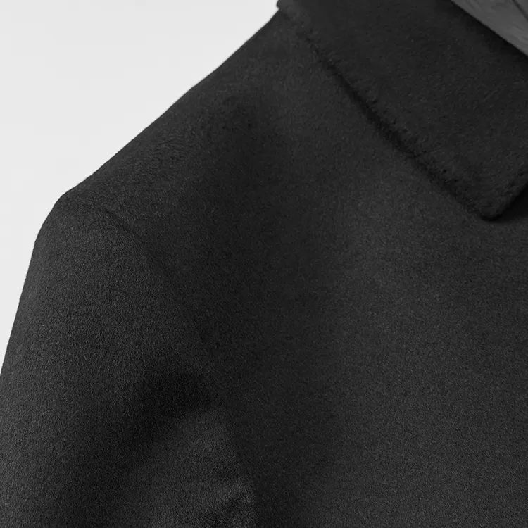 Men's Custom Long Wool Business Overcoats