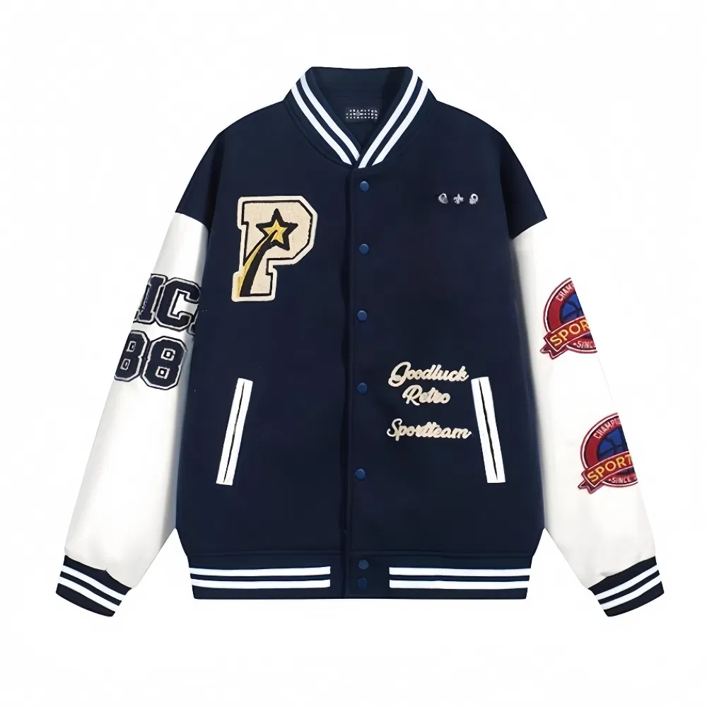 High Quality Outerwear Ensure No Ripping During Daily Use Sports Bomber Jacket