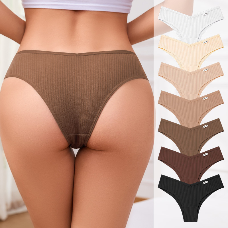 Threaded Cotton Underwear for Women