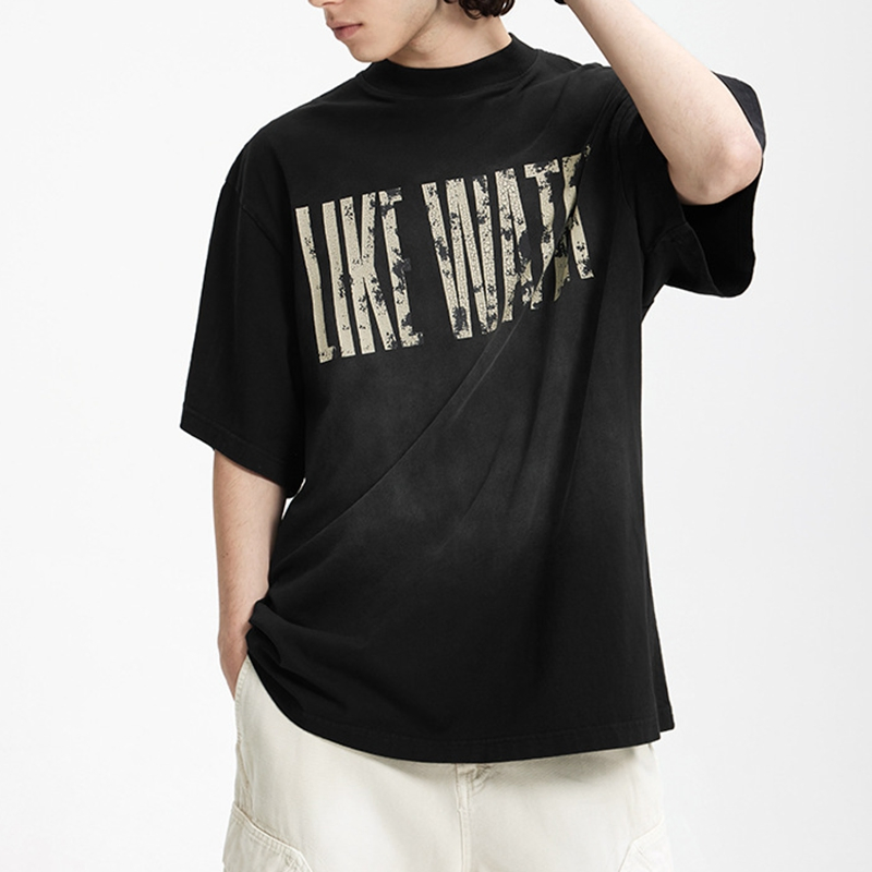 Eco-Friendly Recycled Polyester Blended Plain T-Shirt for Sustainable Fashion T Shirts