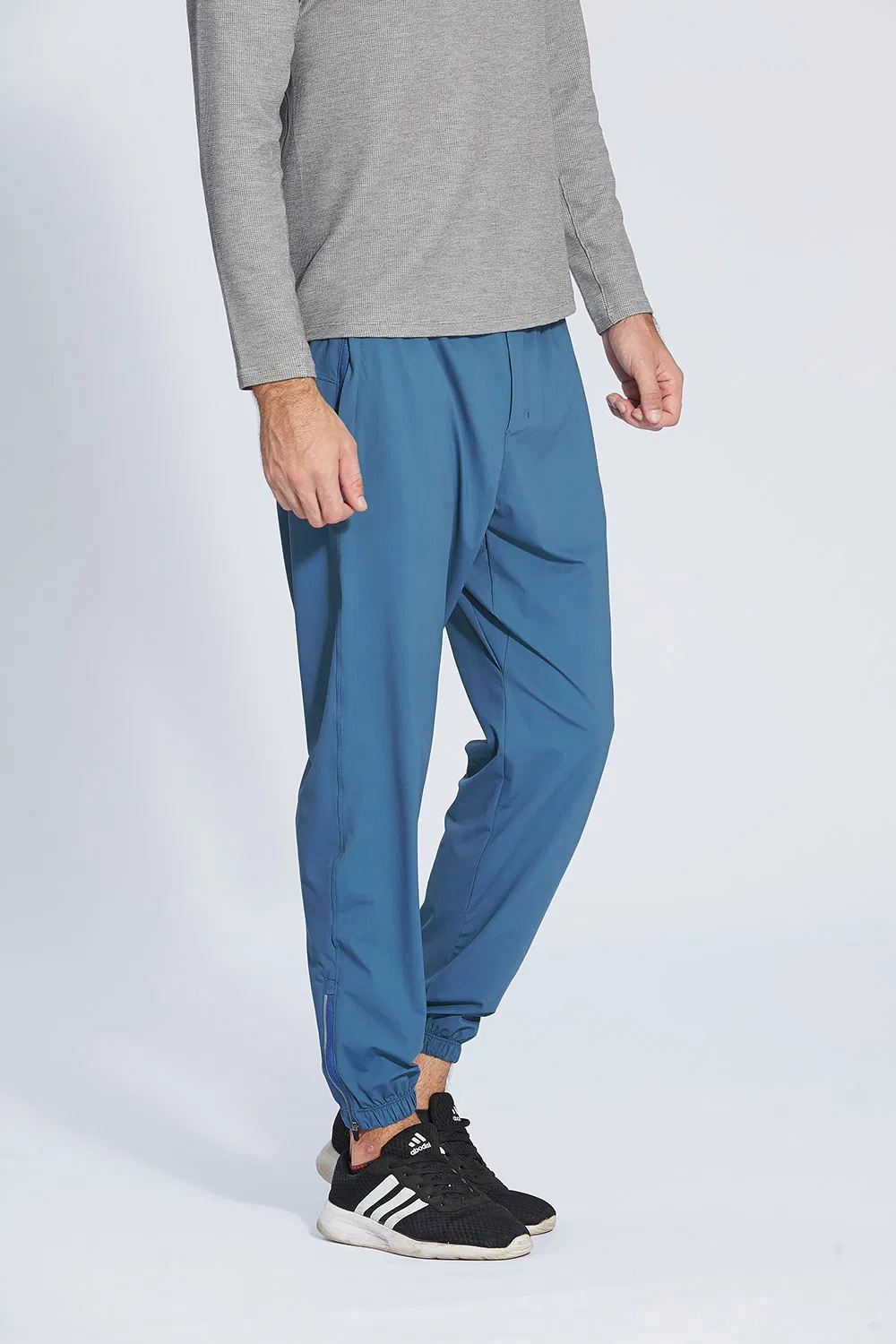 Wholesale Custom Fitness Gym Sportswear Zipper Sports Wear Men Joggers Mens Joggers Casual Pants