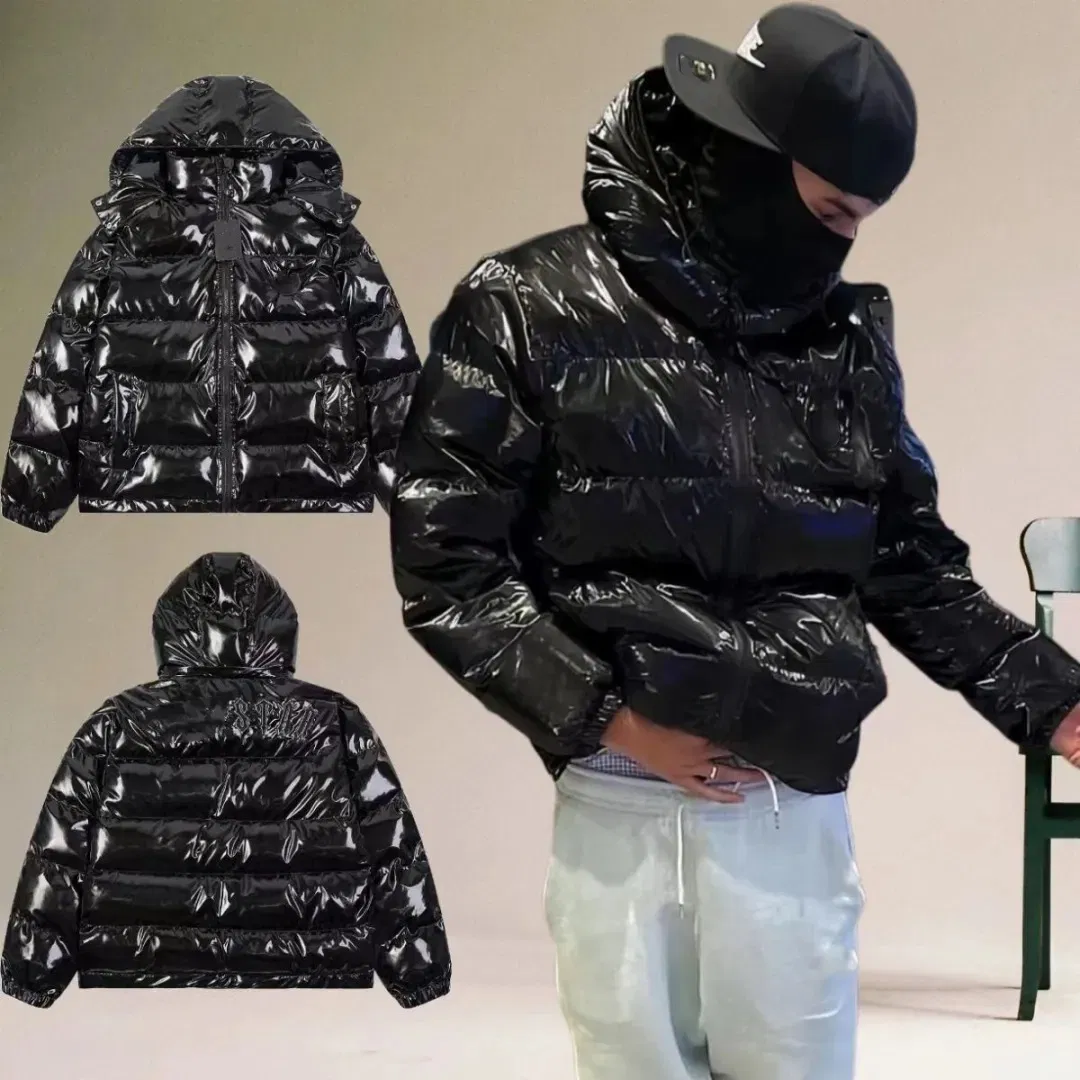 Wholesale Winter Puffer Coat Clothing Custom Men's Autumn Winter Streetwear Fashion Windbreaker Down Jacket with Brand Logo