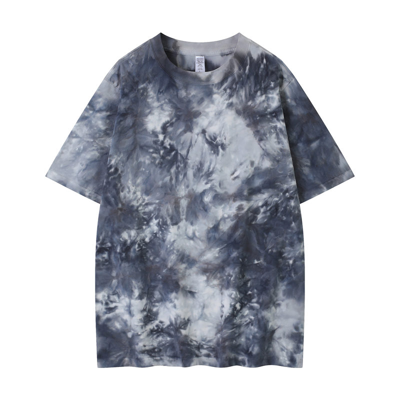 Custom Clothing 240g Cotton 100% Tie-Dye Tshirt Oversize Fashion Streetwear T-Shirt