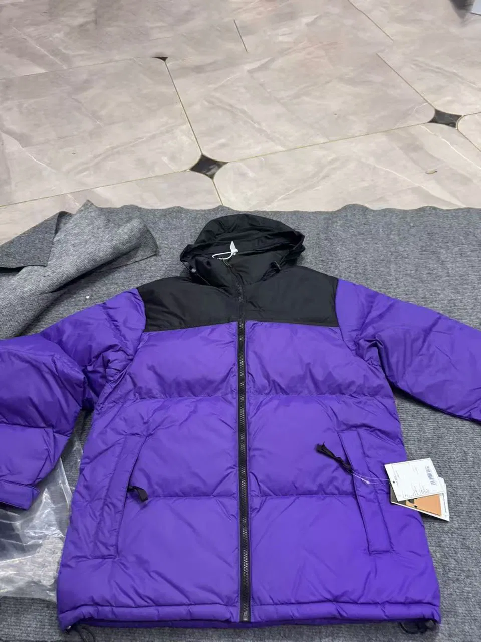 Wholesale Fashion Coats Purple Down Jacket Men Winter Sportswear Clothes