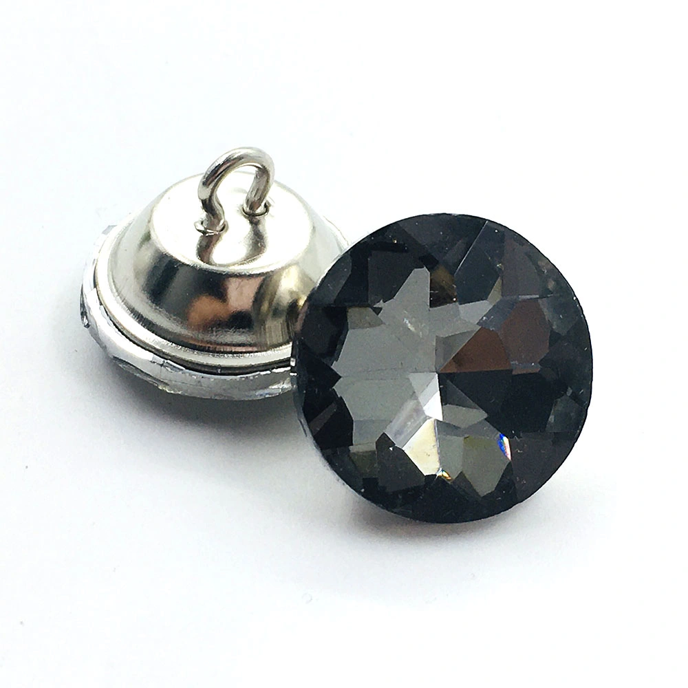 New Arrival Crystal Embellishments Round Rhinestone Diamond Acrylic Upholstery Buttons for Sofa