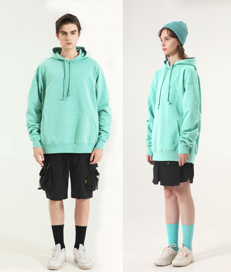 200GSM Summer Oversize Unisex 100% Cotton Sports Wear Men's Hoodie