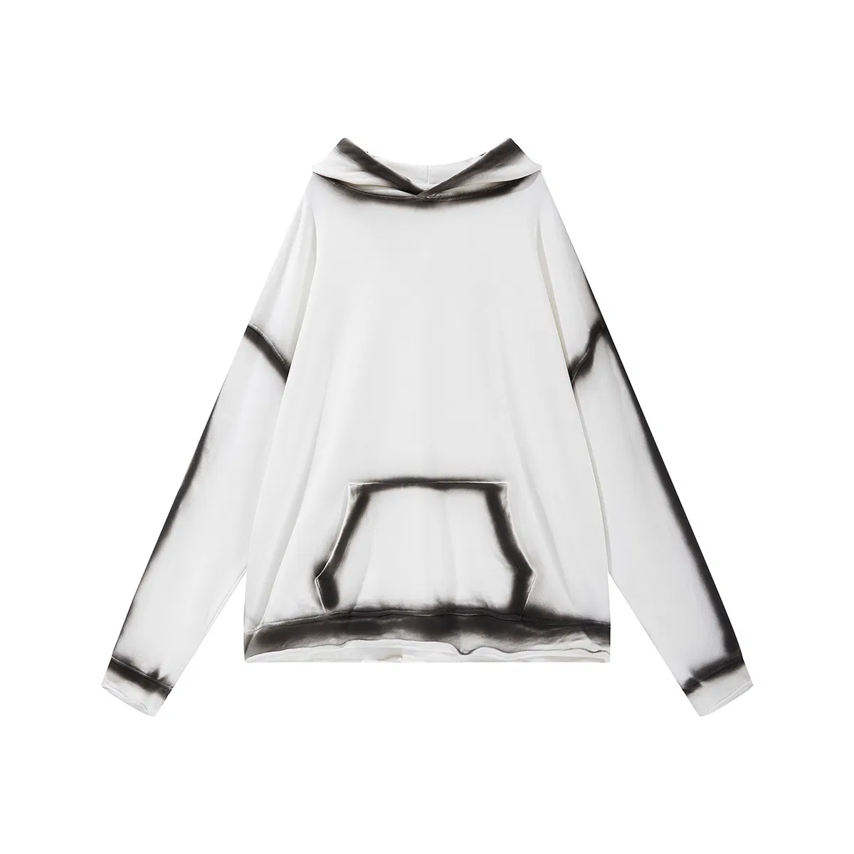 Sport Clothing Wholesale Plain Hoodies Streetwear Trend Loose Fashion Graffiti Inkjet Hoodies for Couple