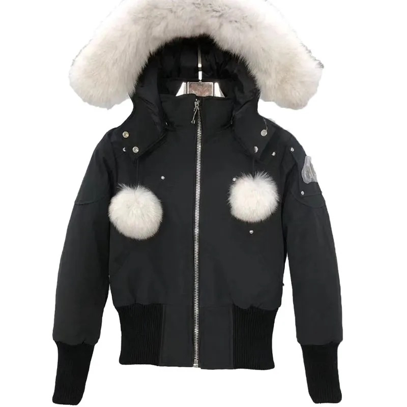 Down Jacket Top Fur Collar Designer Coats Puffer Winter Jackets Collar Warm Fashion Parkas with Lady Coat Outerwear Pocket - Down Jacket and Down Coat Price