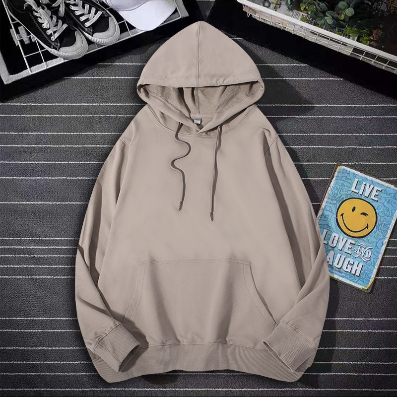 Men Woman Hoodies Sweatshirts Solid-Color Hoody Male Casual Tops Sports Wear