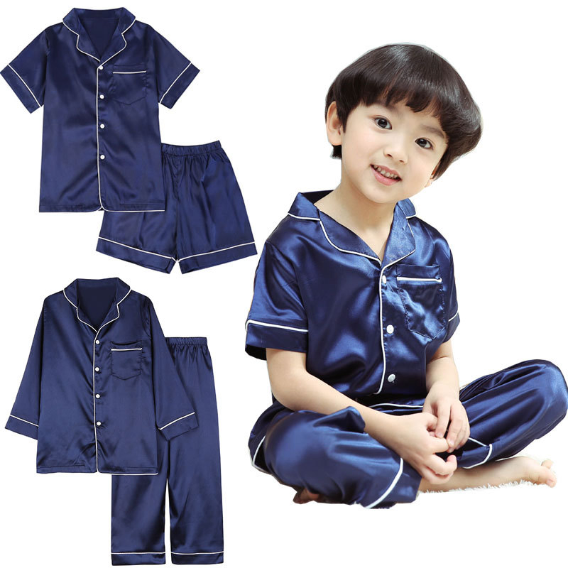 Little Kid Sleepwears Set Pjs Clothes Short Sleeve