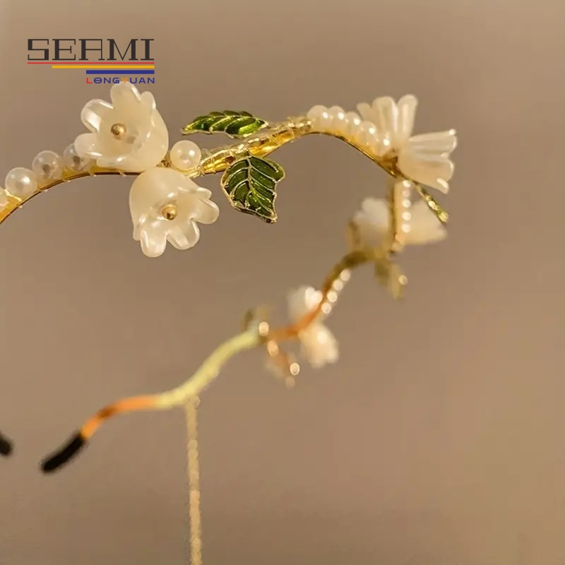 Rustic Dainty ODM/OEM Fashion Hair Alloy Accessory for Daily Makeup