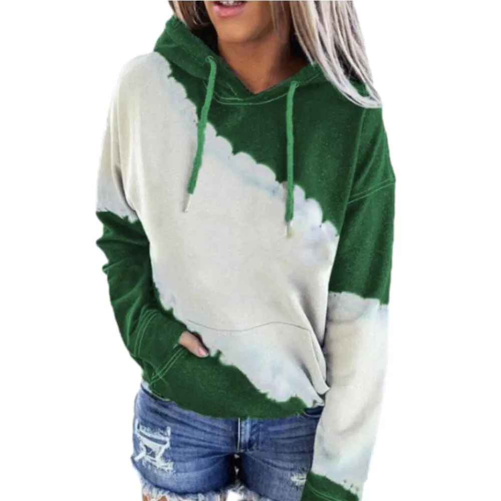 Fashion Women Printed Pullover Hoodie Trendy Streetwear Loose Fit Casual Breathable Sweatshirt