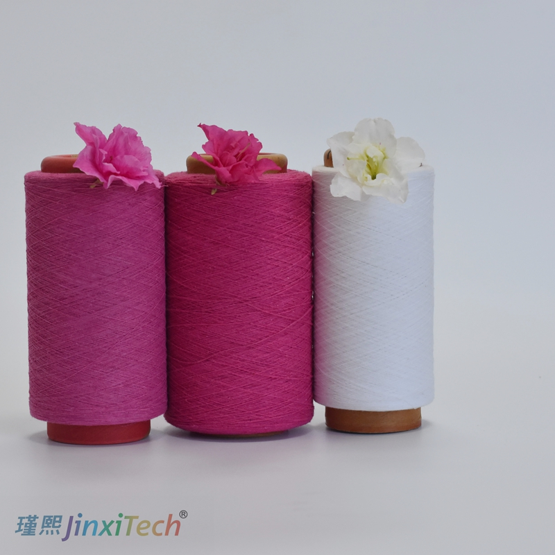Factory Direct Sale Blended Polyester Fabric Yarn Sustainable Fashion Polyester Yarn in Raw Color for Car Seat Fabric