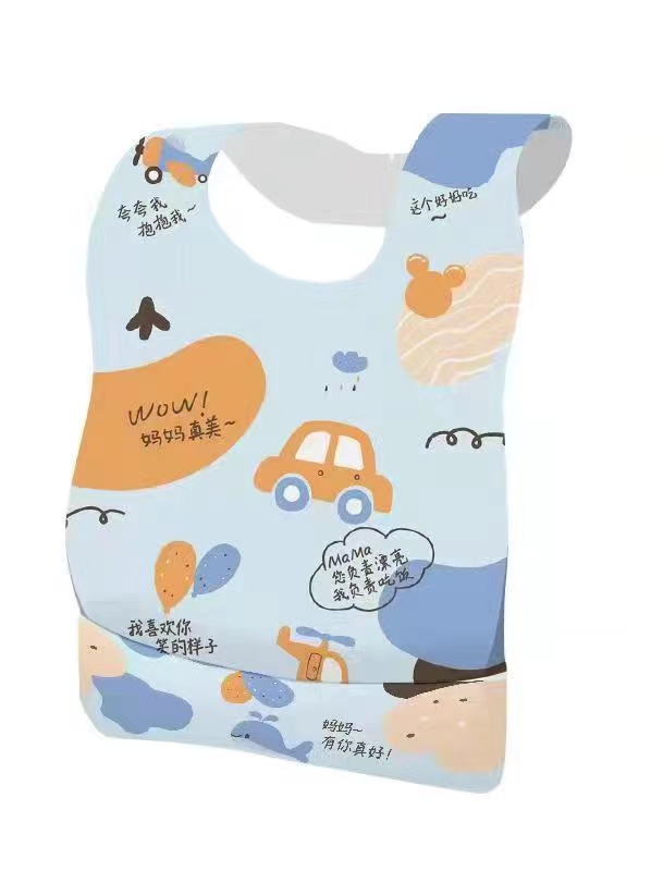 Manufacturer Wholesale Customize Fashionable Eco-Friendly Soft Cotton Waterproof Unisex Disposable Baby Bibs