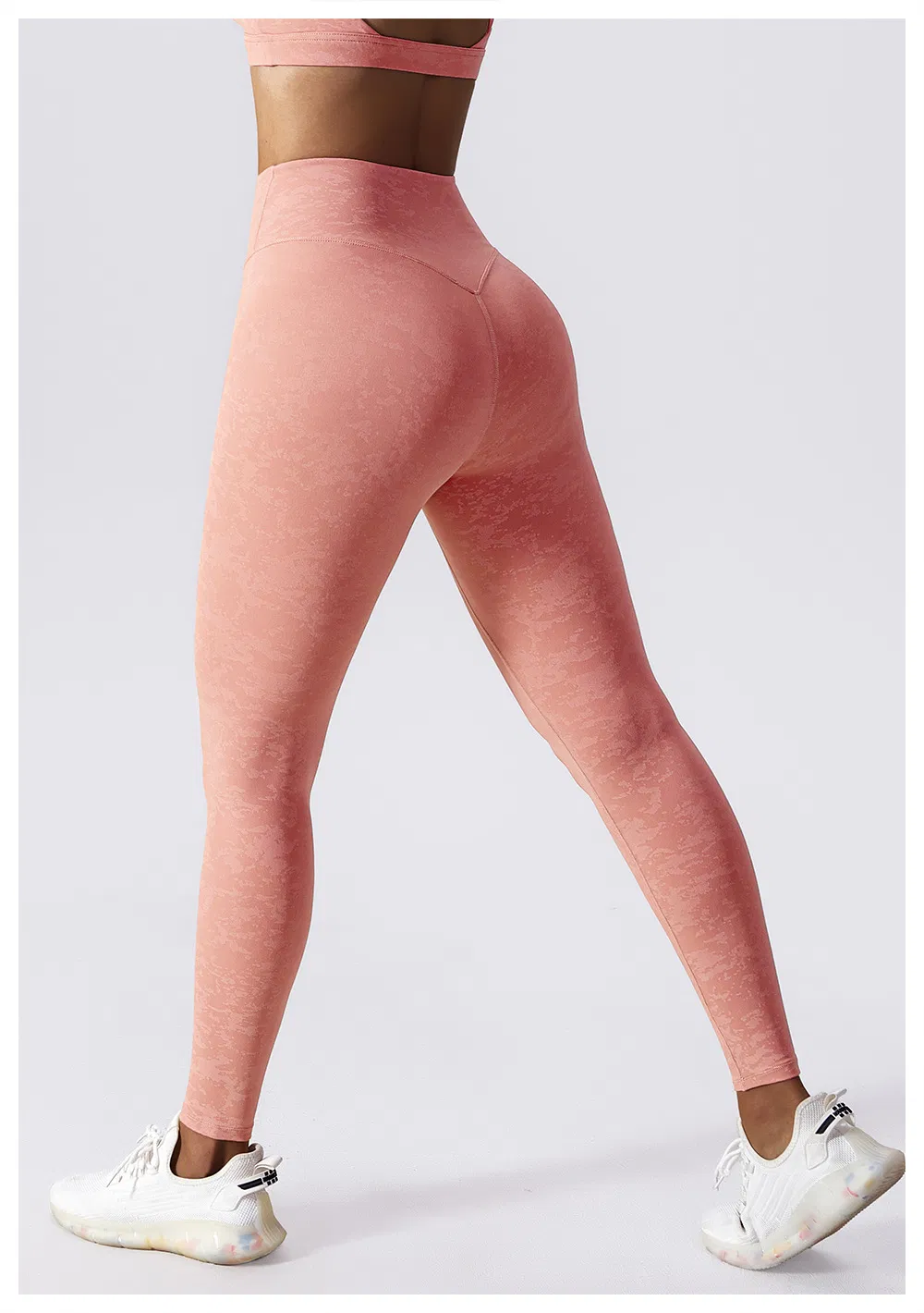 Custom Logo High Waist Leggings Women Fitness Pants Gym Tight Casual Wear