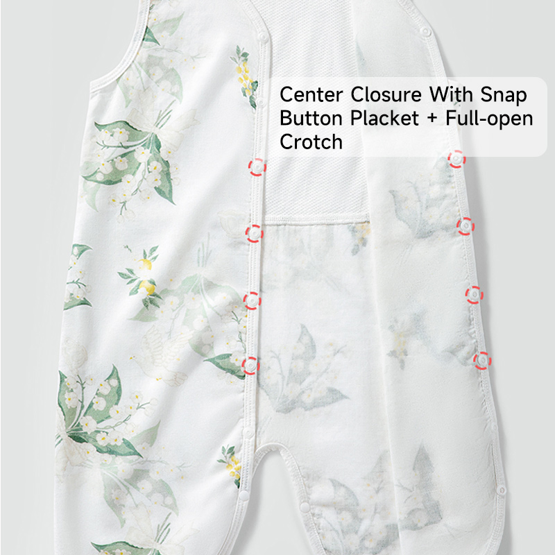 0.5tog Bamboo Cotton Thin Baby Sleeping Bag Sleeveless Toddler Apparel