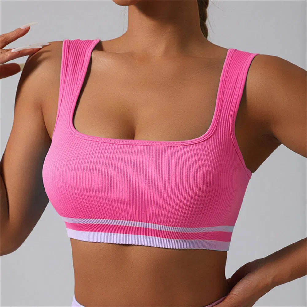 Color Blocked Custom Logo Seamless Activewear High Waist Workout Clothing Women Gym Fitness Yoga Shorts Sets