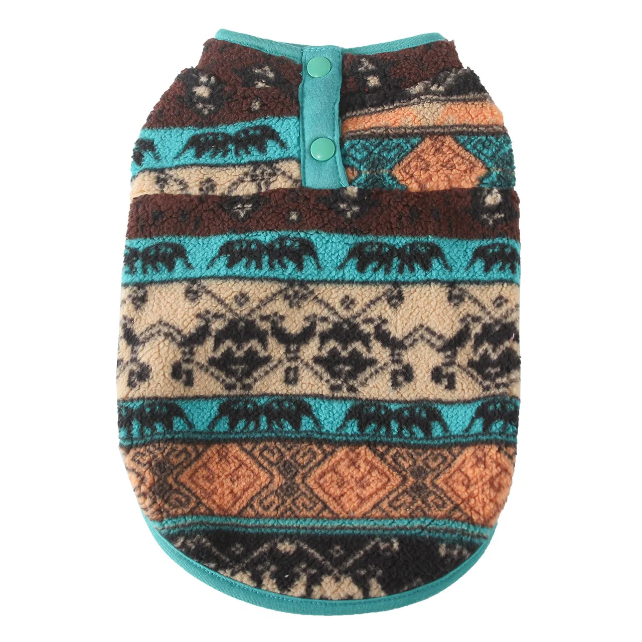 Warm Coral Fleece Dog Winter Shirt Pet Pattern Cute Clothes Thick Warm Dog Garment