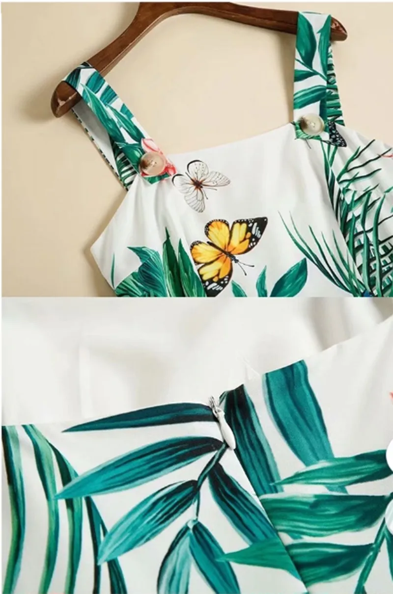 Fashion Pure Cotton Print Casual Suspenders