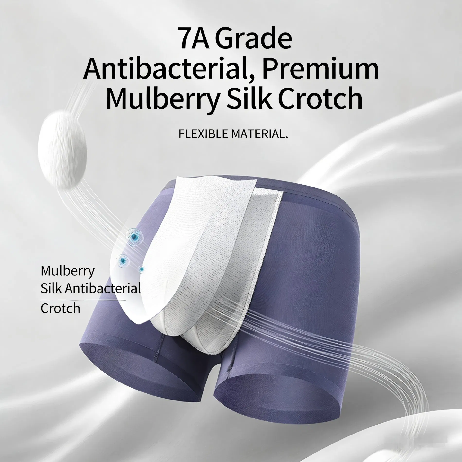 Men's Moisture Wicking Custom Printed Bamboo Underwear for All Sizes