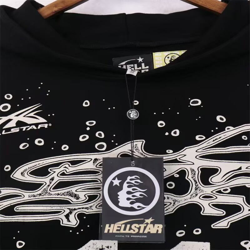 Hellstar Hoodie for Men Streetwear Fashion 100% Cotton Daily Look