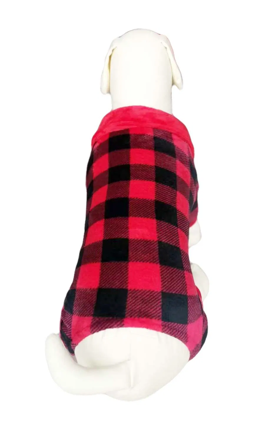 Chriatmas Cozy Velvet Jumpsuit Pullover Dog Sleepwear Pet Pajamas Clothes