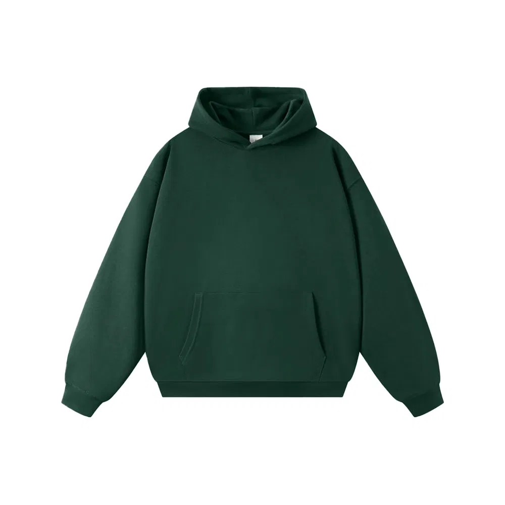 350g Bulk Man Flame Fleece Unisex Custom Logo OEM ODM Print Embroidery Streetwear Fashion Hoodies